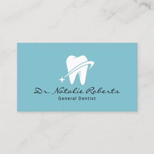 歯医者スター歯のロゴプロフェッショナル歯科医院 予約カード (正面)