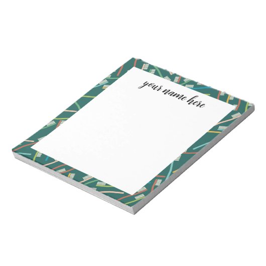 歯医者パーソナライズされたメモ帳 ノートパッド (回転)