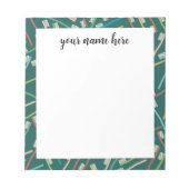 歯医者パーソナライズされたメモ帳 ノートパッド (正面)