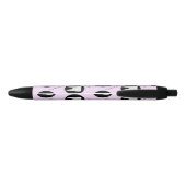 歯医者パーソナライズされた事務所の歯のプロモーション 黒ボールペン (裏面)