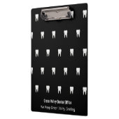 歯医者パーソナライズされた白黒歯 クリップボード (左)