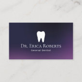 歯医者パープルモダン歯科医院 名刺 (正面)