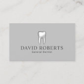 歯医者ミニマル歯ロゴデンタルケア 名刺 (正面)