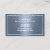 歯医者モダンダスティブルー歯科医院 名刺 (裏面)