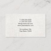 歯医者モダン歯のロゴデンタルケア 名刺 (裏面)