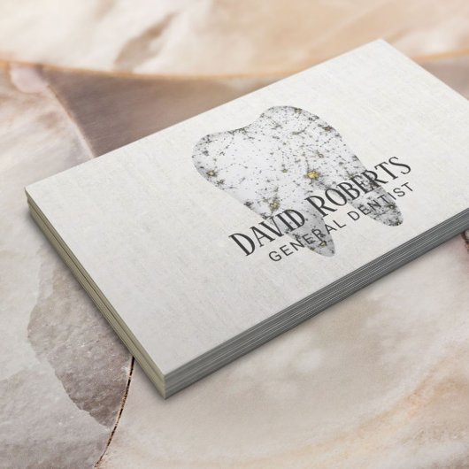 歯医者モダン歯のロゴデンタルケア 名刺