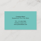 歯医者モダン歯ロゴプロフェッショナルデンタルケア 名刺 (裏面)