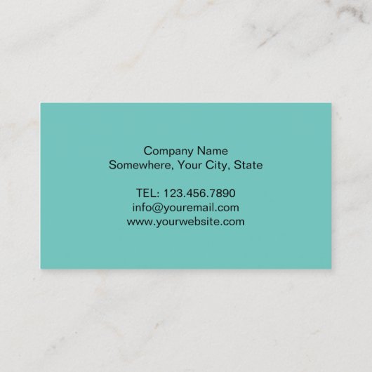 歯医者モダン歯ロゴプロフェッショナルデンタルケア 名刺 (裏面)