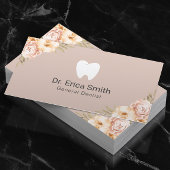 歯医者ロゴヴィンテージフローラ赤面歯科 名刺