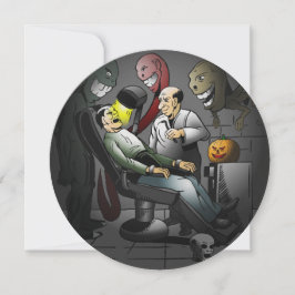 歯医者不気味でのハロウィーンの夜 カード