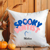 歯医者不気味名パーソナライズされたハロウィーンギフト クッション