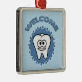 歯医者事務所ドアハンガー メタルオーナメント (右)