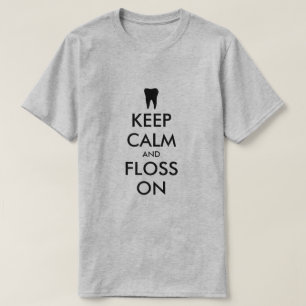 歯医者保用のおもしろTシャツに落ち着いて浮く Tシャツ