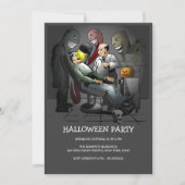 歯医者招待状でのハロウィーンの夜 招待状 (正面)