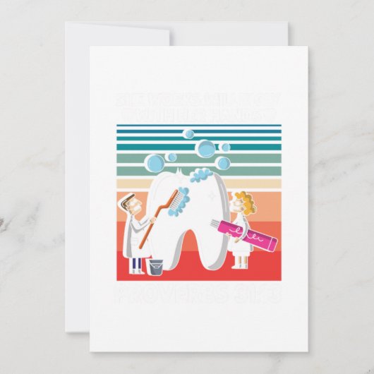 歯医者歯科歯医者ギフト 招待状 (正面)