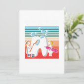 歯医者歯科歯医者ギフト 招待状 (スタンド正面)