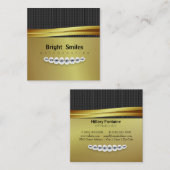 歯医者歯科矯正医名刺 スクエア名刺 (正面/裏面)