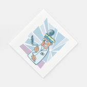 歯医者熱狂する紙ナプキンス スタンダードランチョンナプキン (角)