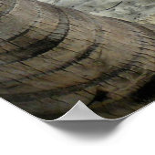 歯医者退職したで、ヤシの木の下のハンモック ポスター (角)