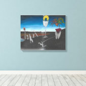 歯医者 キャンバスプリント (インサイチュ (ウッドフロア))