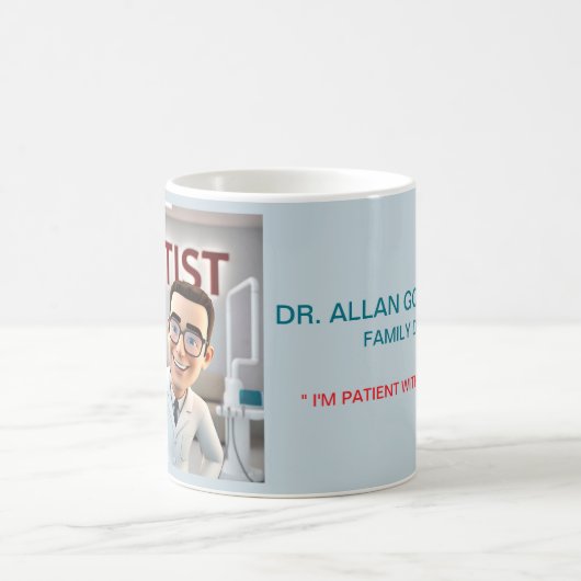 "歯医者" コーヒーマグカップ (中央)