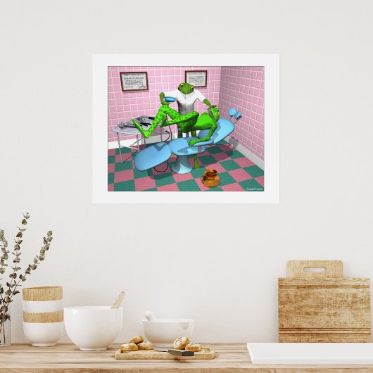 歯医者 ポスター (キッチン)