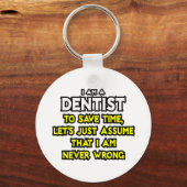 歯医者…私が間違っていないと思う キーホルダー (正面)