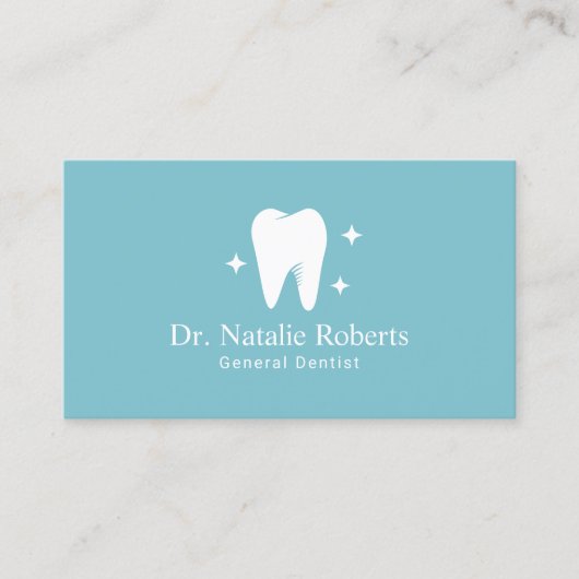 歯医者Bright Toothロゴプレーンデンタルケア 予約カード (正面)