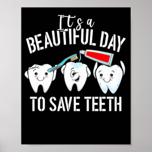 歯医者It's beautiful Day to 救 Teeth Dental ポスター