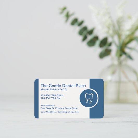 歯医院新名刺 紹介カード (スタンド正面)
