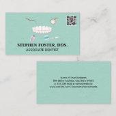 歯及び歯科用工具 | QRコード名刺 名刺 (正面/裏面)