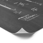 歯周キュレット – 歯科用掘削機特許 – Ch ポスター (角)