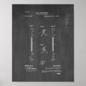 歯周キュレット – 歯科用掘削機特許 – Ch ポスター (正面)