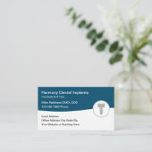 歯周歯科の歯科医の名刺のインプラント 名刺 (スタンド正面)