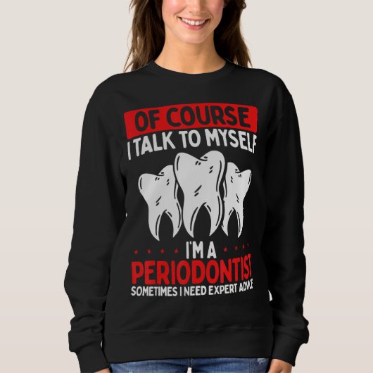 歯周病推奨マウスウォッシュ歯周病 スウェットシャツ (正面)