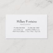 歯周科医の名刺 名刺 (裏面)