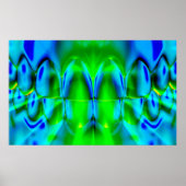 歯噛み歯科の明るい色のグラデーションのポスター ポスター (正面)