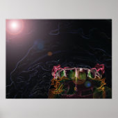 歯型デザイン歯科歯科矯正医ポスター ポスター (正面)