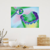 歯型デンタルケア歯科医ポスター ポスター (キッチン)