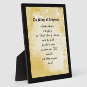 歯垢 – 忠誠の誓い フォトプラーク (側面)