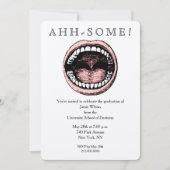 歯学部パーティー招待状 招待状 (正面)