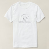 歯学部合格、未来の歯医者さん Tシャツ (デザイン正面)