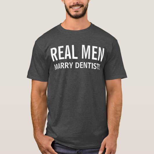 歯実在歯と結婚 Tシャツ (正面)