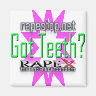 歯得?抽象芸術角磁石 マグネット