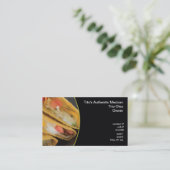 歯応えが良いタコスのクローズアップ 名刺 (スタンド正面)