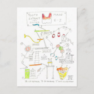 歯抜きポストカード ポストカード