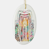 歯構造 セラミックオーナメント (右)