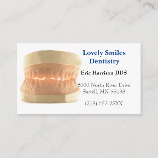 歯歯医者デンタルファミリー歯科 名刺 (正面)