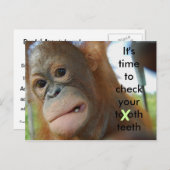 歯気に:歯科科アポイントメントアラーム ポストカード (正面/裏面)