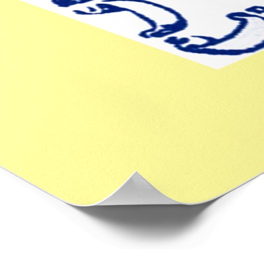 歯洗歯科衛生用ポスターのヴィンテージ画像 ポスター (角)